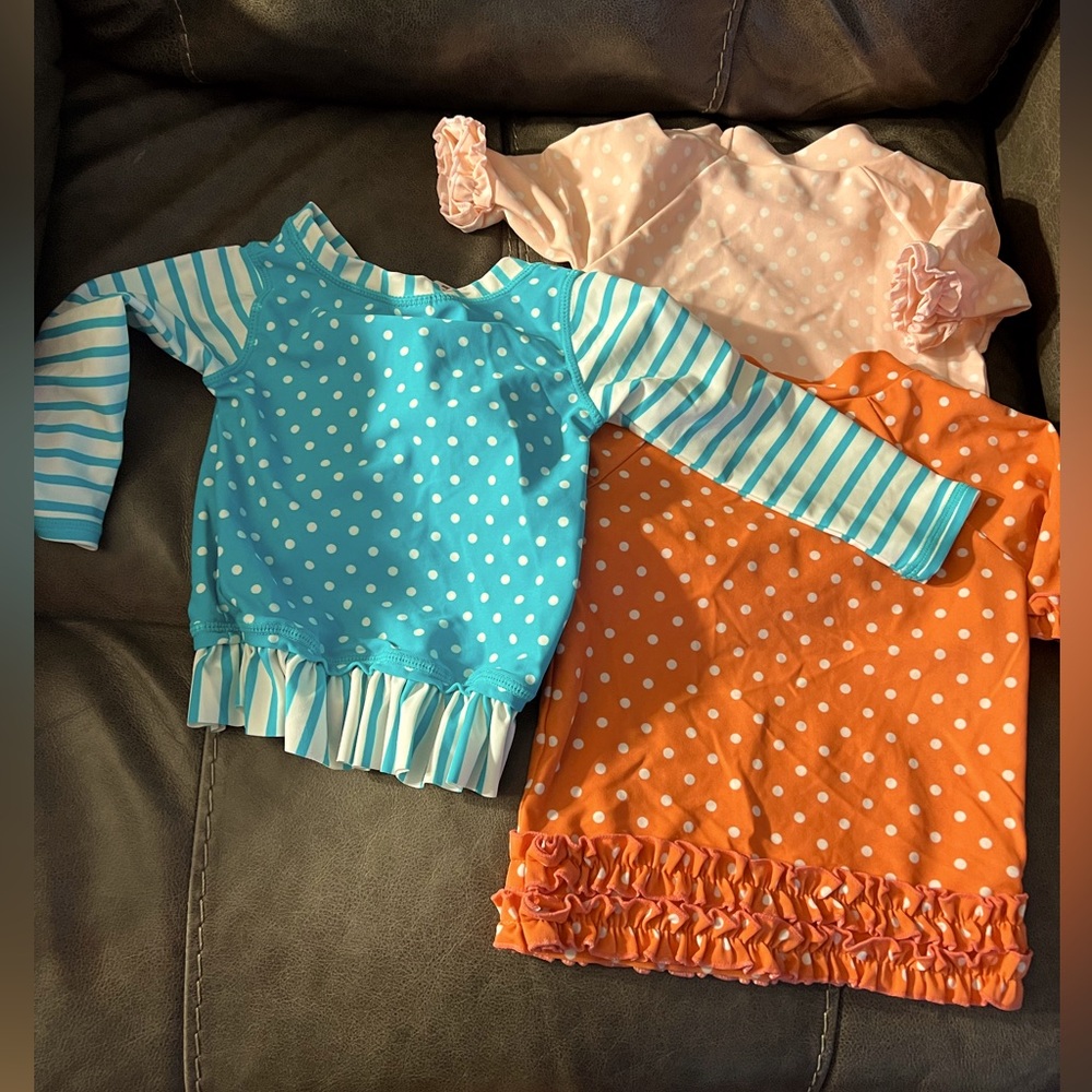 3 Ruffle Butts Swim Tops